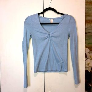 Forever 21 Light Blue Long Sleeve